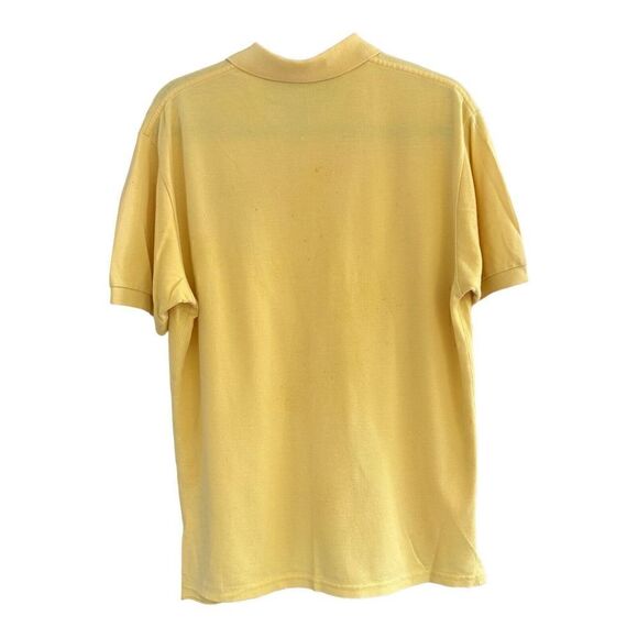 Ralph Lauren Polo Shirt Mens Medium 1932-34-35 18 Hole Golf Short Sleeve Yellow - Picture 2 of 4